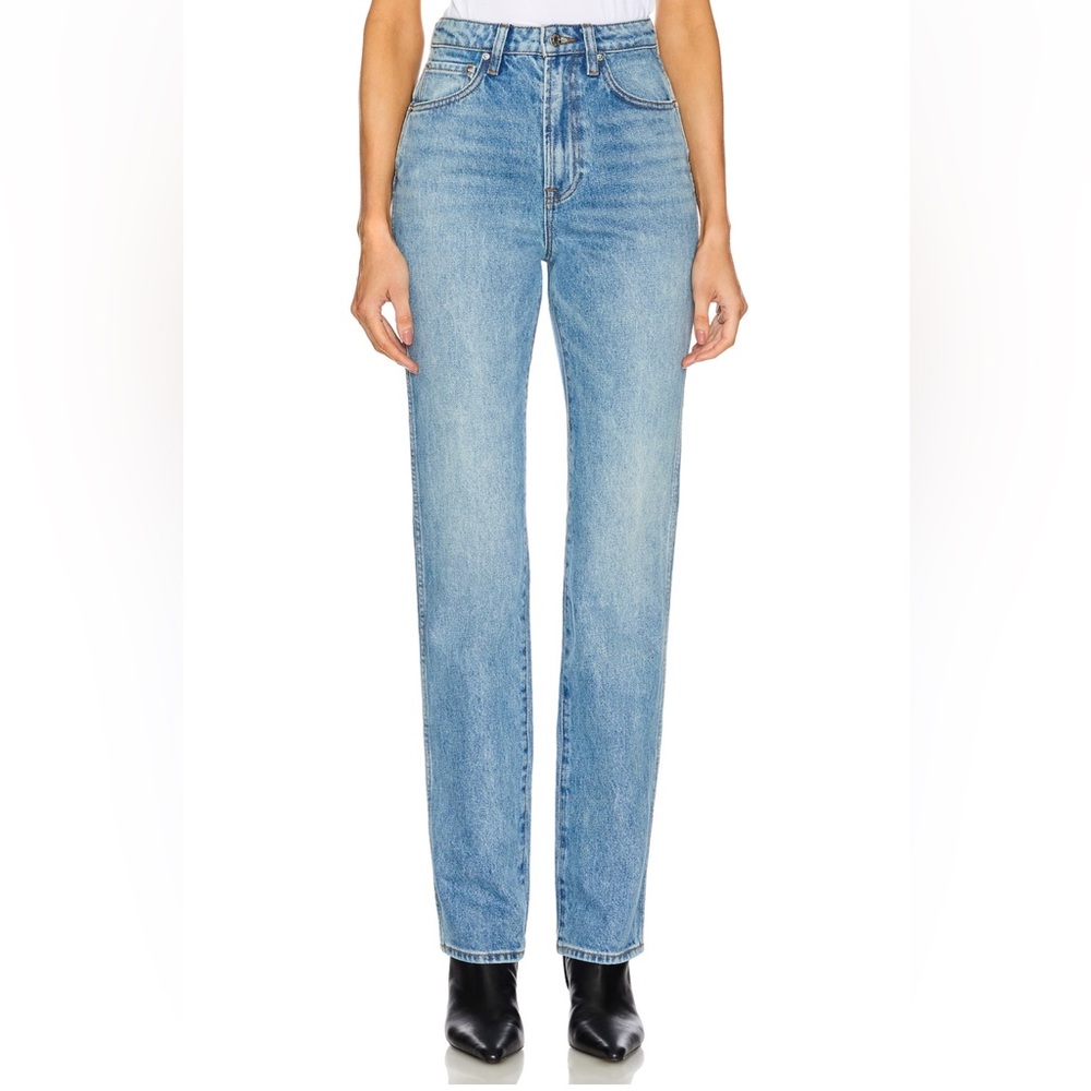 Sara Super High Rise Slim Straight Leg Women's Jeans - GRLFRND - Lenox Hill